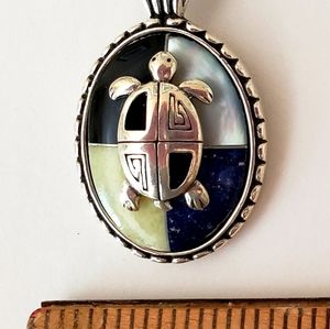 Vintage Navajo Turtle Pendant